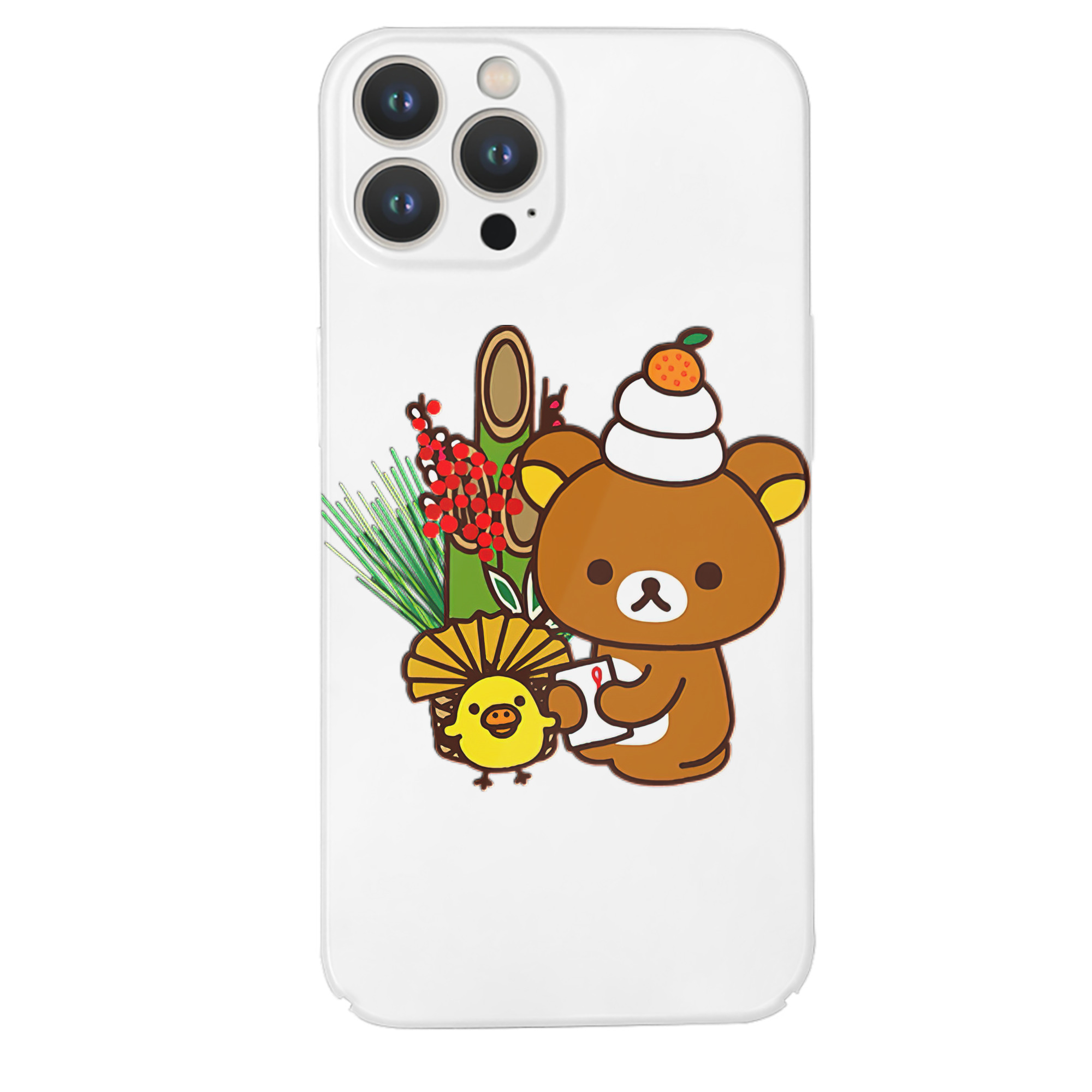 （画像用） リラックマ リラックマ キイロイトリ Rilakkuma Korilakkuma Kiiroitori 【iPhone 14シリーズ対応】ハードケース